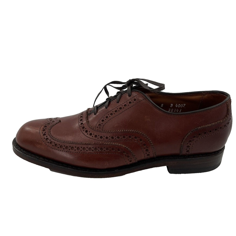 Wolverine Wickham 1000 Mile Wingtip Oxford Dress Shoes‎ Brown Men Size 8D